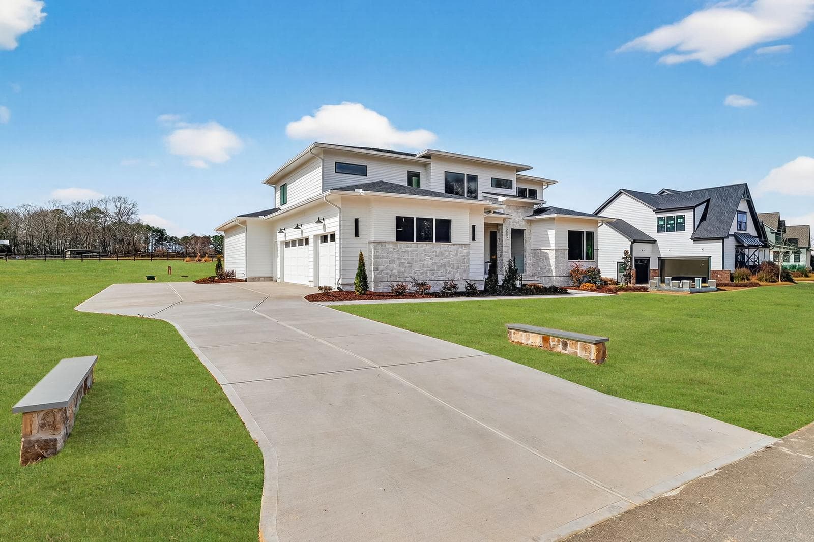 Rear exterior of a premium residential property